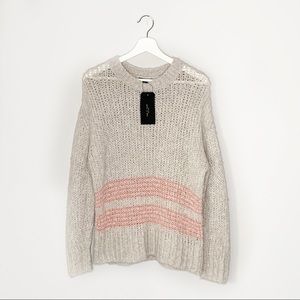 Rag & Bone Iceland Striped Wool Blend Swea…